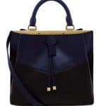 Mulberry Midnight Blue/Black Kensington Bag