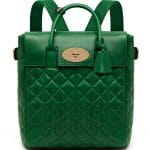 Mulberry Green Quilted Cara Delevingne Large Bag - Fall 2014