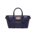 Mulberry Indigo Shrunken Calf Bayswater Buckle Bag