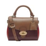 Mulberry Oxblood Mixed Materials Primrose Small Bag - Fall 2014