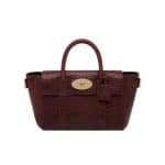 Mulberry Oxblood Shrunken Calf Bayswater Buckle Small Bag