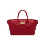 Mulberry Poppy Red Shrunken Calf Bayswater Buckle Bag