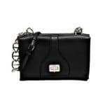 Prada Black Vitello Soft Chain Shoulder Bag