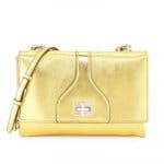 Prada Gold Vitello Soft Chain Shoulder Bag