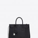 Saint Laurent Black Crocodile Embossed Classic Sac De Jour Small Bag - Fall 2014