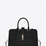 Saint Laurent Black Monogramme Cabas Medium Bag