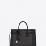 Saint Laurent Black Patent and Leather Classic Sac De Jour Small Bag - Fall 2014