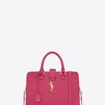 Saint Laurent Lipstick Fuchsia Monogramme Cabas Small Bag