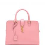 Saint Laurent Pink Monogramme Cabas Small Bag