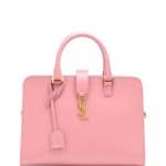 Saint Laurent Pink Monogramme Cabas Small Bag