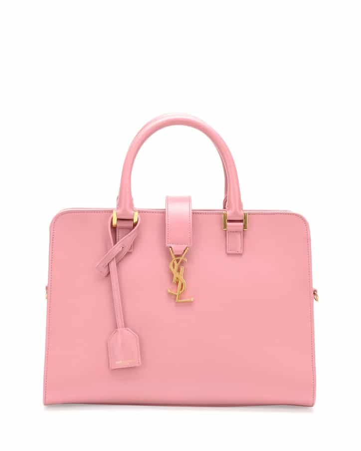 Pink Saint Laurent Medium Cabas ChYc Satchel – Designer Revival