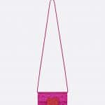 Saint Laurent Pink/Red Glitter Lulu Bunny Satchel Bag - Fall 2014