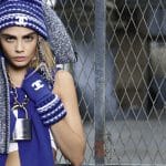 Cara wearing Chanel Padlock Fall 2014 Campaign