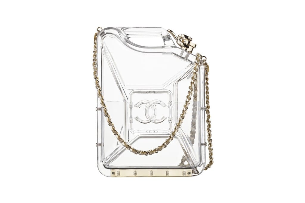 Chanel Plexi Gas Can Chain Bag