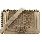 Chanel Gold Scales Boy Flap Bag - Resort 2015