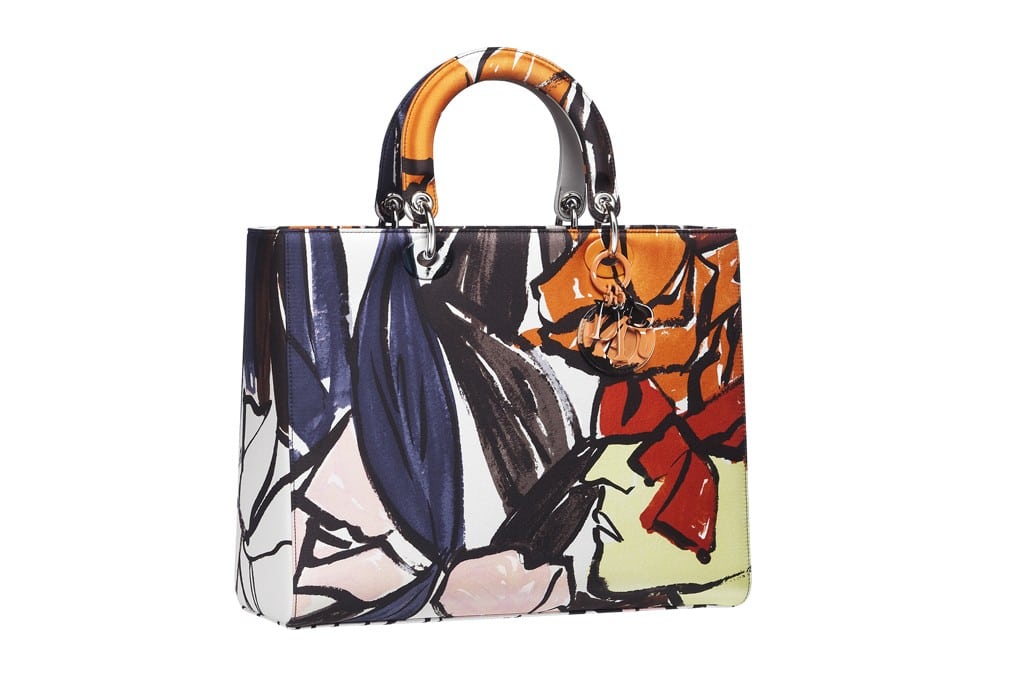 Lady Dior bag with abstract floral print - Resort 2015