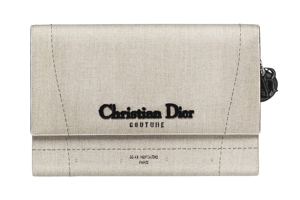 Dior Canvas Wallet with Christian Dior Logo