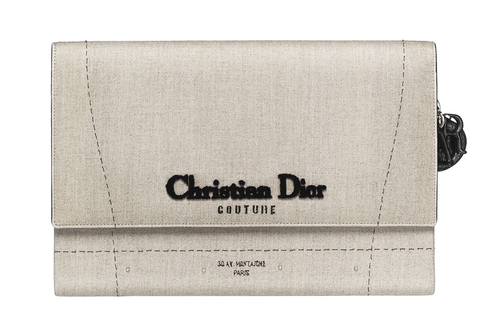 Dior Canvas Wallet with Christian Dior Logo