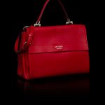 Prada Red Vitello Lux Double Flap Tote Bag