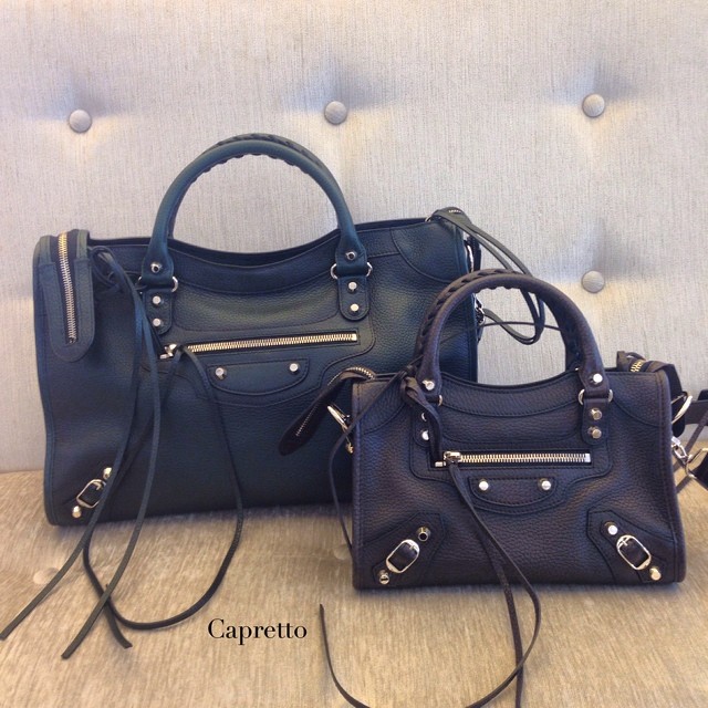 Balenciaga Ombre Grey Mini City Bag - Fall 2014