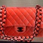 Chanel Coral Velvet Classic Flap Bag - Fall 2014