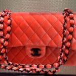 Chanel Coral Velvet Classic Flap Bag - Fall 2014
