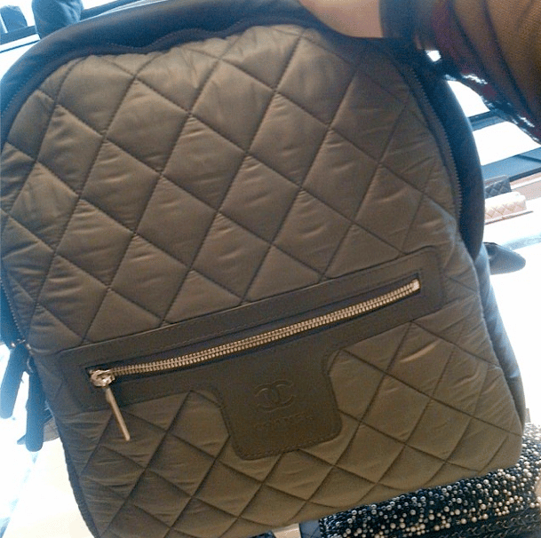 Chanel Grey Coco Cocoon Backpack 1