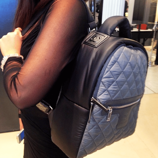 Chanel Grey Coco Cocoon Backpack 2