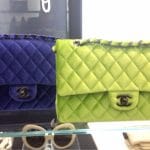 Chanel Neon Green Velvet Timeless Classic Bag - Fall 2014 Act 2