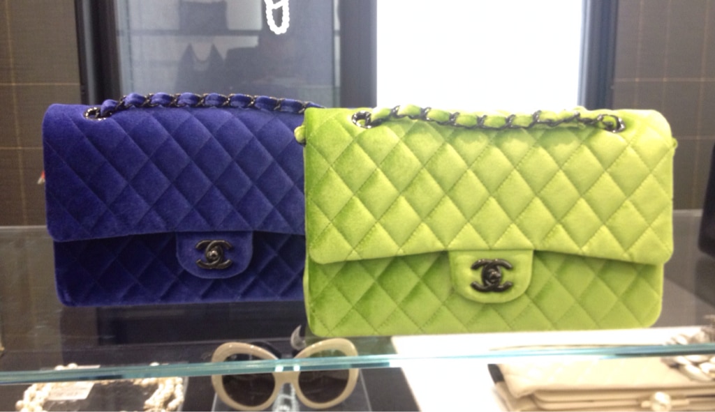 Chanel Velvet Boy Flap Bag For Fall Winter 2014 Collection