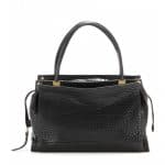 Chloe Black Pebbled Leather Dree Bag