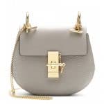 Chloe Motty Grey Drew Small Shoulder Bag