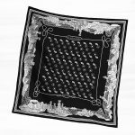 Hermes Black Les Canyons Etoiles Bandana