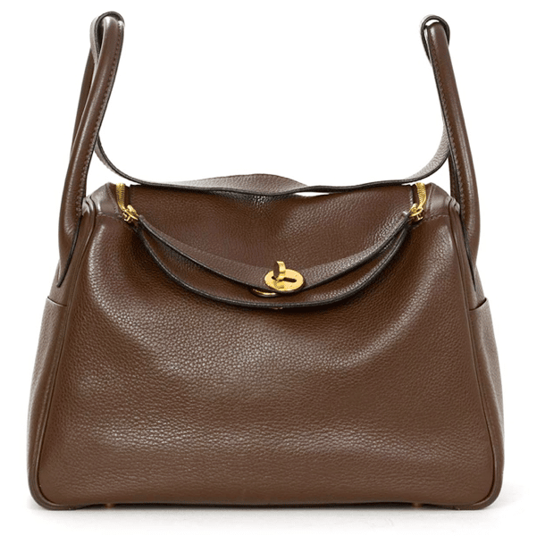 Hermes Lindy handbag have three size with gold and silver ： 26cm，30cm and  34cm