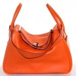 Hermes Orange Lindy 30 Bag