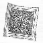 Hermes White Peuple du Vent Bandana