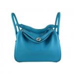 Hermes Turquoise Lindy 30 Bag