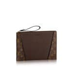 Louis Vuitton Chocolate Monogram Canvas/Veau Cachemire W Pochette Bag