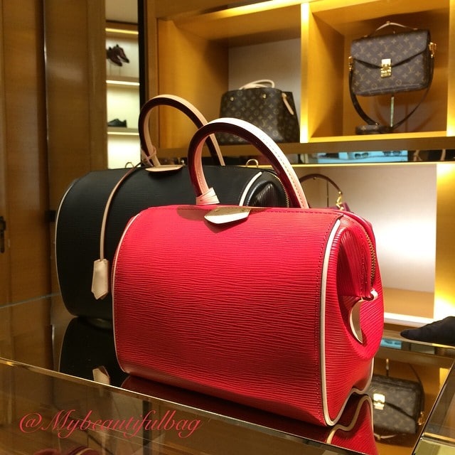 Louis Vuitton Doc BB Epi Speedy Bag Fall 2014 on Display