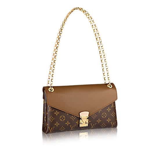 Louis Vuitton Pallas Chain Shoulder Bag Monogram Canvas and Calf