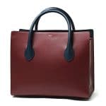 Celine Burgundy Boxy Tote Bag - Fall 2014