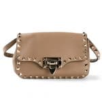 Valentino Beige Rockstud Crossbody Bag