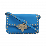 Valentino Blue Rockstud Crossbody Bag