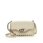 Valentino Ivory Rockstud Crossbody Bag