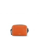 Valentino Orange Rockstud Shoulder Bag