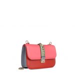 Valentino Pink Colorblock Rockstud Flap Bag - Fall 2014