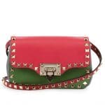 Valentino Pink/Red/Green Rockstud Crossbody Bag