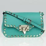 Valentino Turquoise Rockstud Crossbody Bag