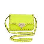 Valentino Yellow Rockstud Crossbody Bag