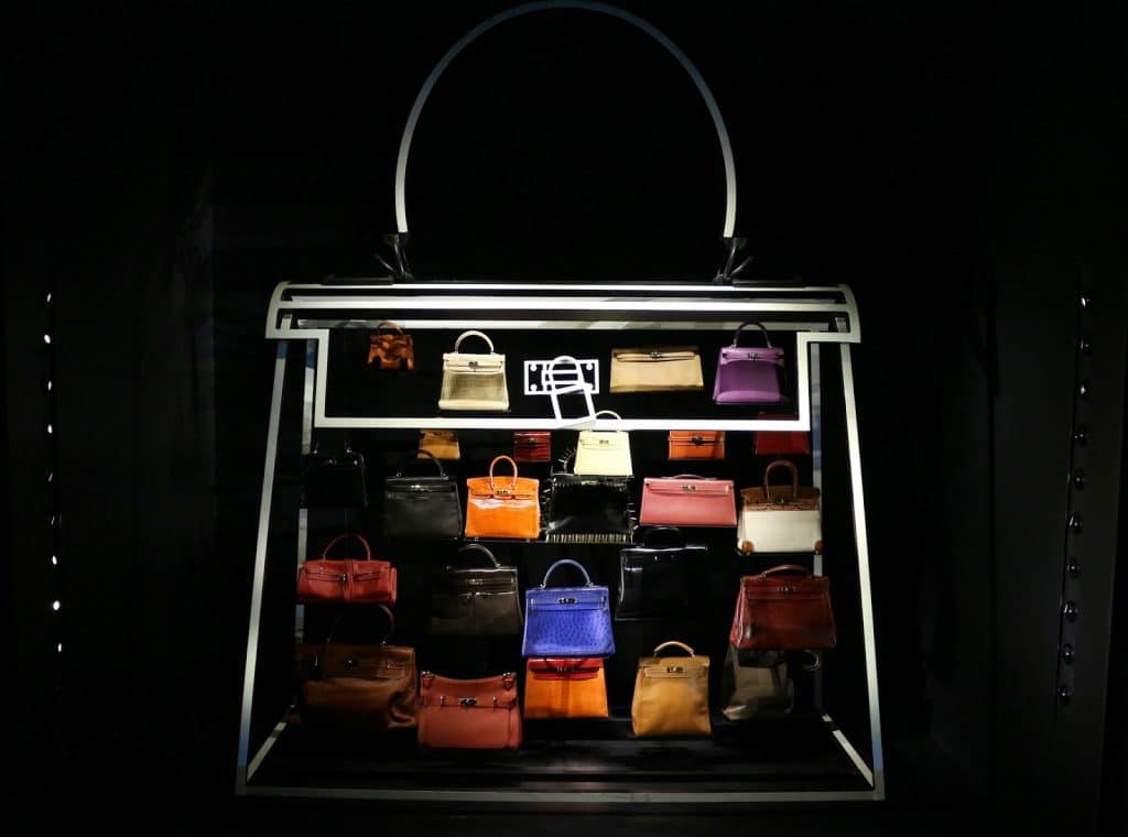 Hermes Birkin Bag Wall Leather Forever Exhibition Taipei